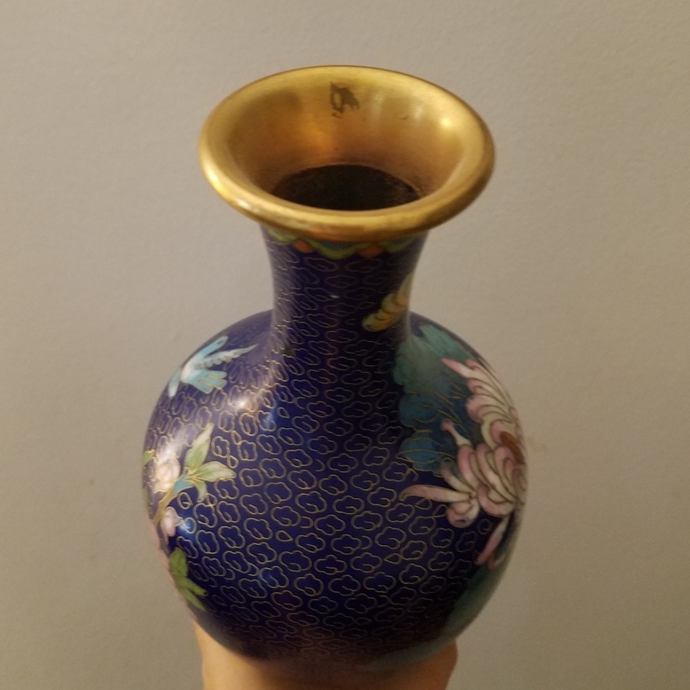 Vintage Cloisonné Vases (set of 2) - Picture 8 of 8
